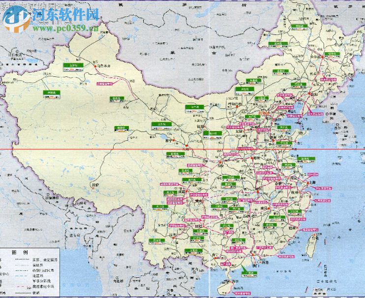 中國(guó)鐵路地圖下載 1.0 高清電子版