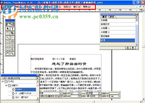 pagemaker6.5 中文免費(fèi)版