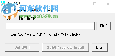 SepPDF(pdf文件分割器) 2.98 官方版