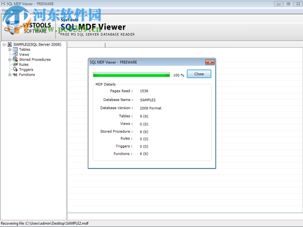 SQL MDF Viewer(mdf文件查看修改器) 1.0 漢化版