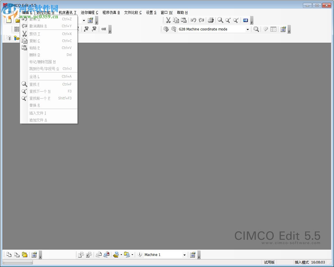 數(shù)控編程軟件(CIMCO Edit5) 5.50.8 綠色中文版