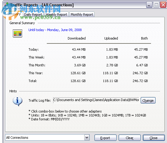 bandwidth monitor漢化版下載 3.4 官方版