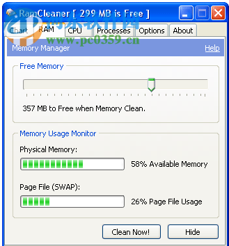 RamCleaner(內(nèi)存管理軟件) 7.1 漢化版