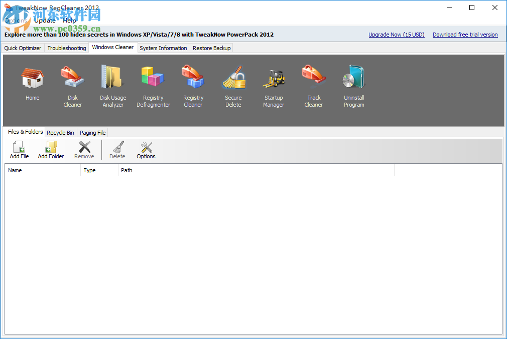 TweakNow RegCleaner Pro 7.2.6.0 綠色版