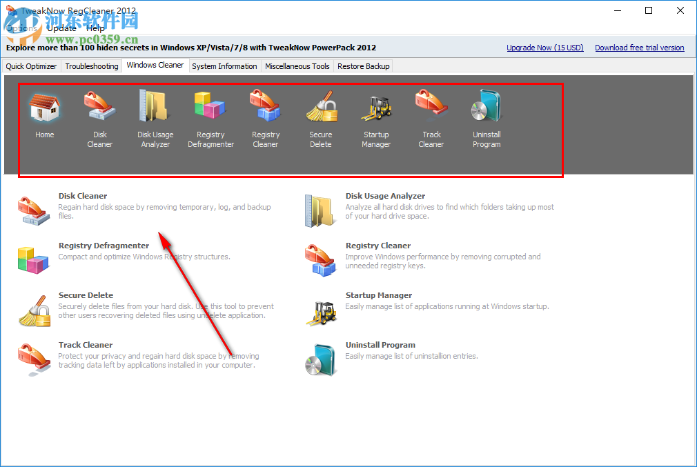 TweakNow RegCleaner Pro 7.2.6.0 綠色版