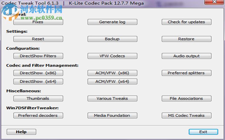 K-Lite Mega Codec Pack(萬能解碼器)