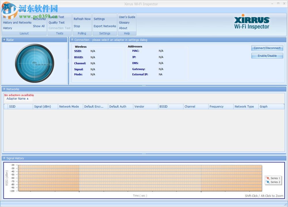 wifi雷達(dá)探測器(xirrus wifi inspector)下載 1.3 簡體中文版