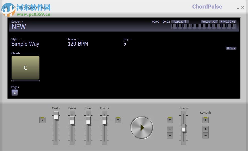 ChordPulse(虛擬伴奏軟件)下載 2.4 中文免費版