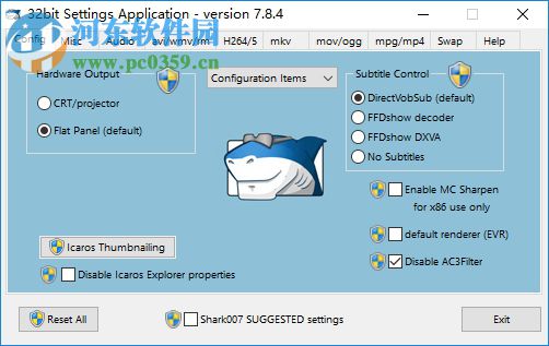 Shark007 Advanced Codecs(3D視頻解碼器) 8.4.7 官方版