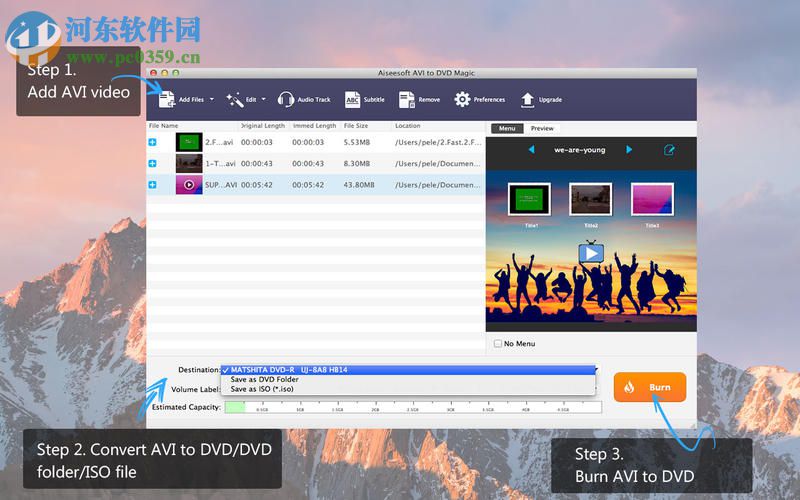 Aiseesoft AVI to DVD Magic Mac版 5.2.15