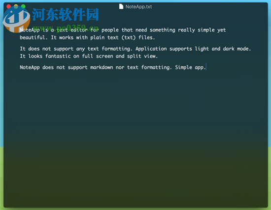 NoteApp純文本編輯器 for Mac 1.0