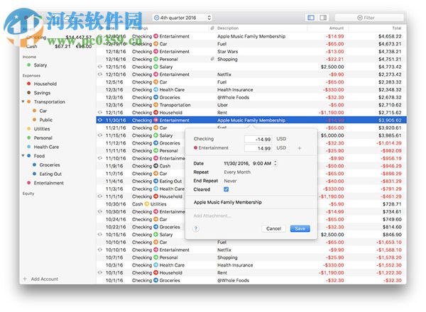 Finances for Mac 0.1.0