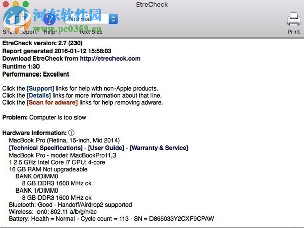 EtreCheck for mac 3.4.2