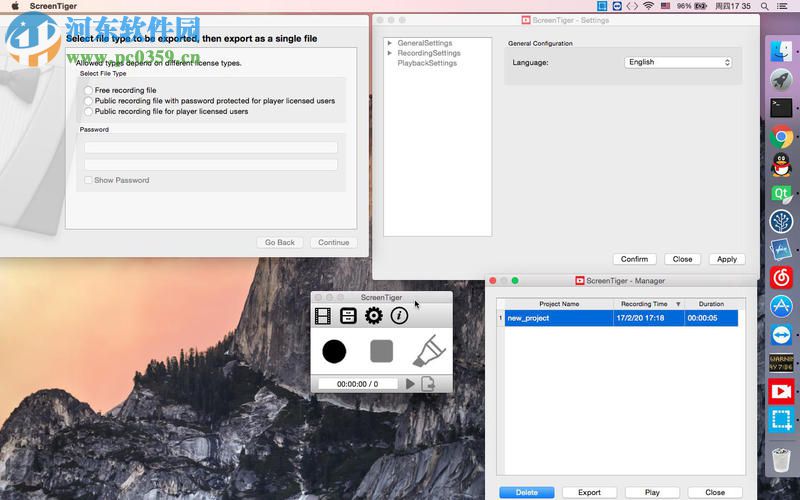 ScreenTiger for Mac 1.1