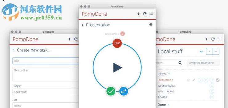 PomoDoneApp for Mac 1.0.19