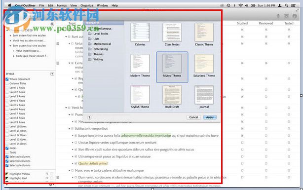 Omnioutliner pro 4 for Mac（思維導(dǎo)圖軟件） 5.1.1