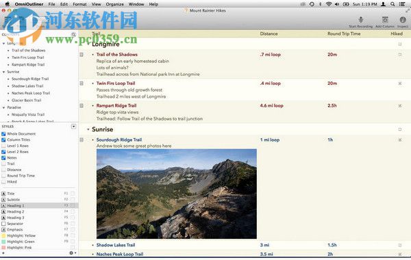 Omnioutliner pro 4 for Mac（思維導(dǎo)圖軟件） 5.1.1