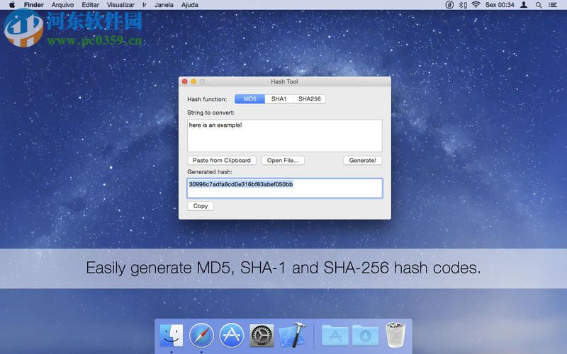 Hash Tool for Mac（哈希值計算工具） 1.0