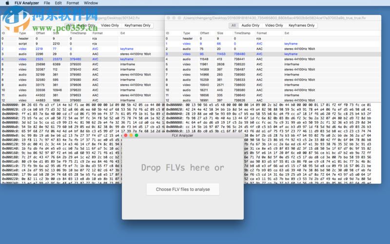 FLV Viewer for Mac（FLV文件分析查看工具） 1.1