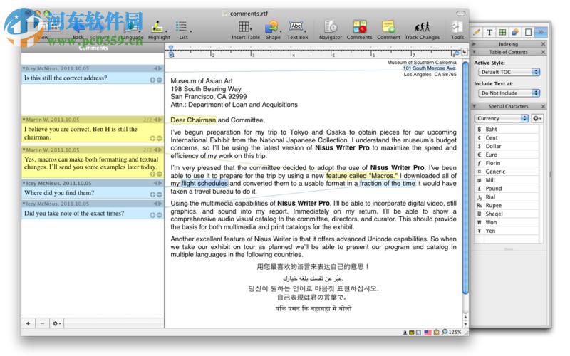 Nisus Writer Pro for mac（mac文字處理軟件） 2.1.7