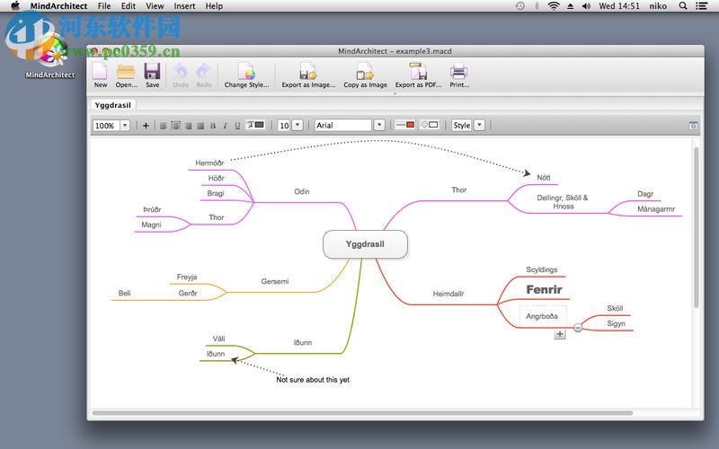 MindArchitect for Mac（思維導圖軟件） 1.0