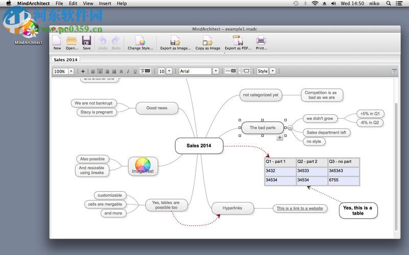 MindArchitect for Mac（思維導圖軟件） 1.0