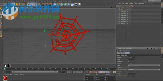 SpiderWeb C4D插件下載 2017 免費版