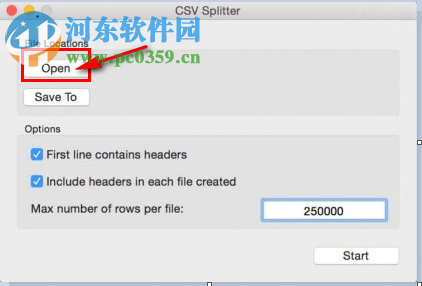 CSV Split for Mac csv文件分割器 1.1 免費版