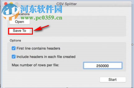 CSV Split for Mac csv文件分割器 1.1 免費版