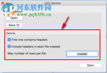 CSV Split for Mac csv文件分割器 1.1 免費版