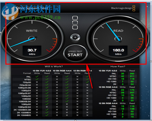 disk speed test for mac（硬盤測速工具） 2.2