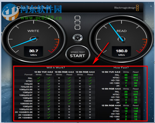 disk speed test for mac（硬盤測速工具） 2.2