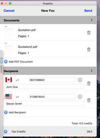 Snapfax for Mac(傳真軟件) 1.8 官方版