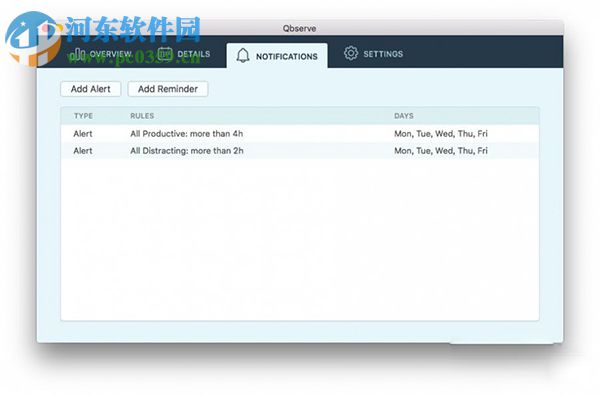 Qbserve for mac(時間追蹤軟件) 1.67 免費版