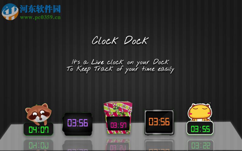 Clock Dock for mac(桌面時(shí)鐘軟件) 1.2.0 官方版