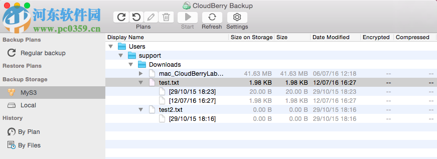 CloudBerry Backup for Mac(云備份軟件) 2.0.3.31 官方版