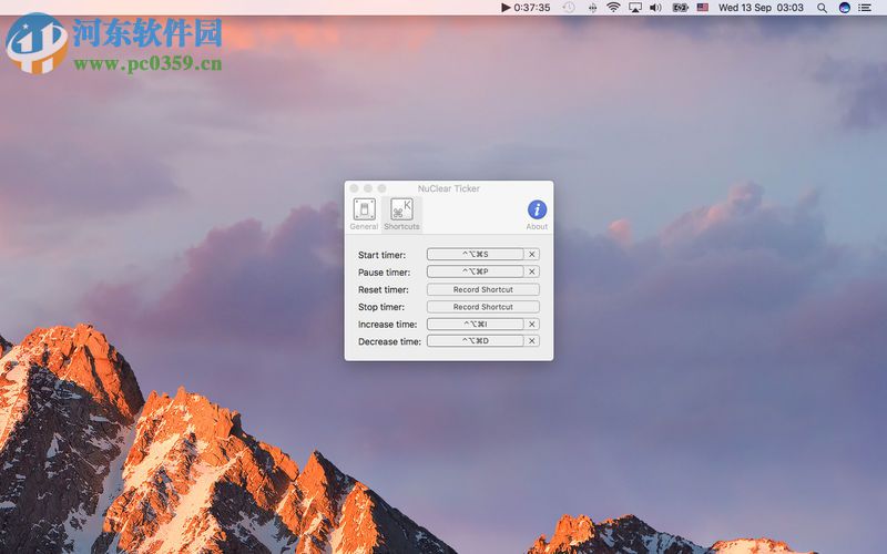 NuClear Ticker for mac(計(jì)時(shí)器軟件) 1.0 免費(fèi)版