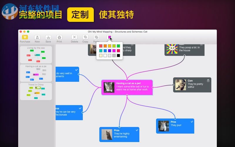 My Mind Mapping for mac(思維導(dǎo)圖制作軟件) 3.5.3 免費版