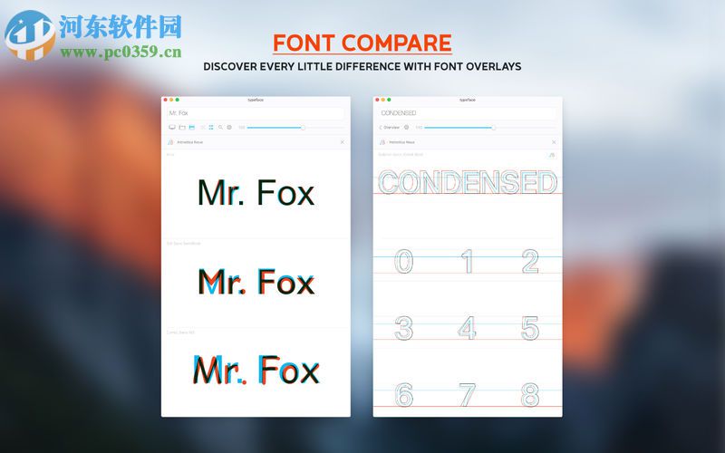 Typeface for mac(字體管理工具) 1.6.0 官方版