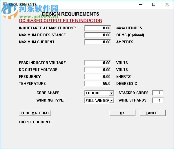 MICROMETALS(電感設(shè)計軟件) 1.1 綠色版