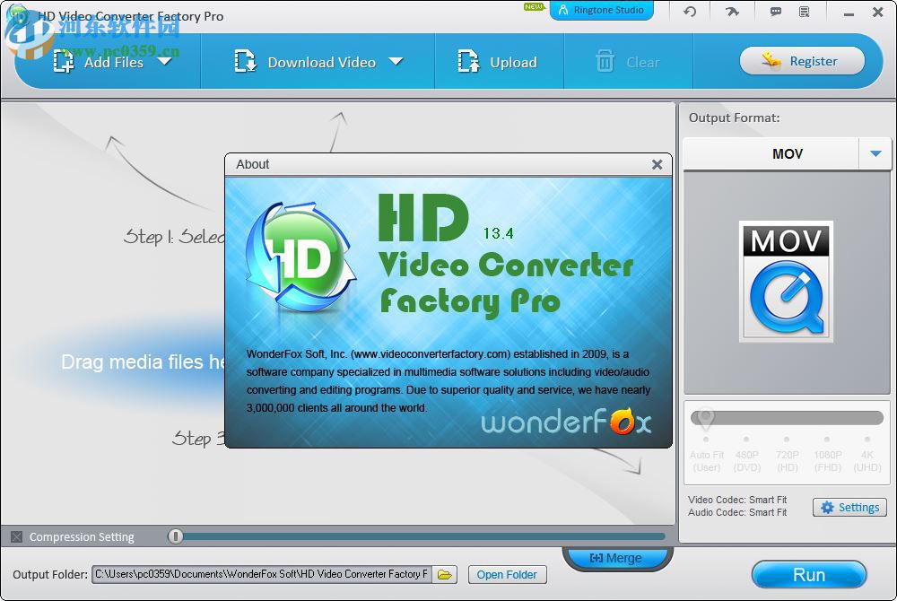 wonderfox hd video converter factory(高清視頻格式轉換)