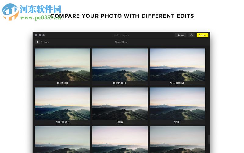 priime styles for mac(照片處理軟件) 1.5 官方版