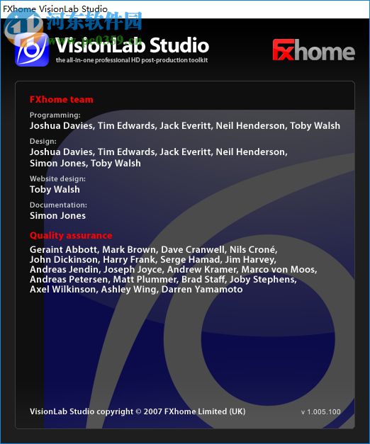 FXHome VisionLab Studio(影視后期制作) 1.0005.100 免費版