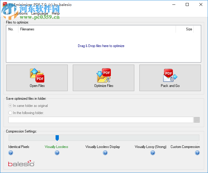 FILEminimizer PDF(PDF壓縮軟件) 7.0 官方版