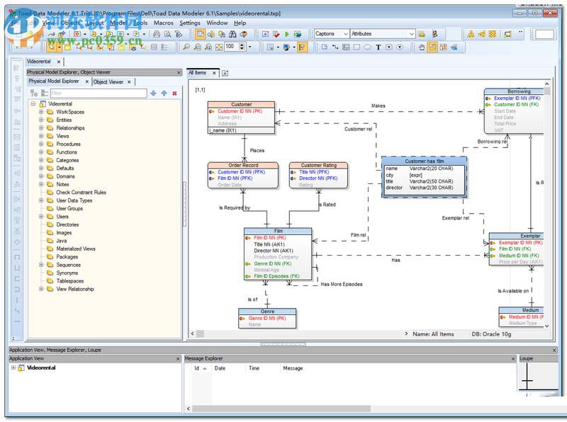 Toad Data Modeler 32位/64位 6下載(數(shù)據(jù)庫(kù)建模工具) 6.3.2.2 破解版