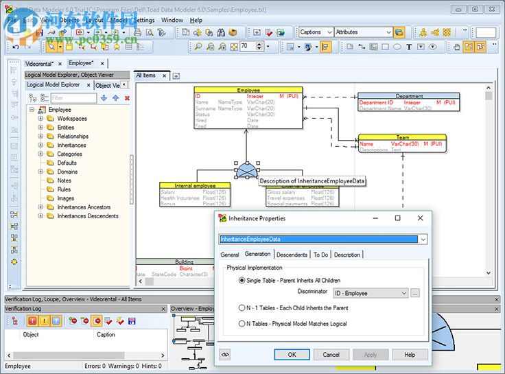 Toad Data Modeler 5(數(shù)據(jù)庫建模工具) 5.5.3.20 破解版