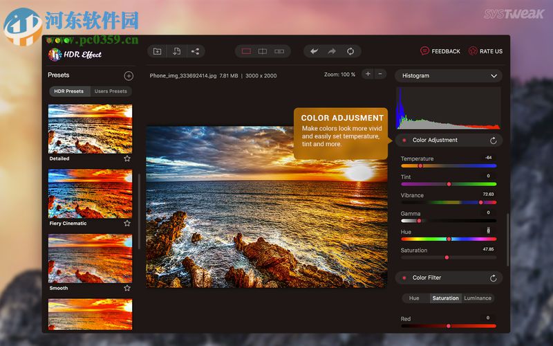 HDR Effect for Mac下載(圖像處理軟件) 1.4 官方版