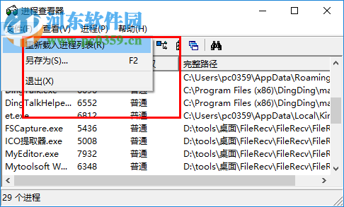 prcview(進(jìn)程查看管理工具) 3.5.3.8 中文版