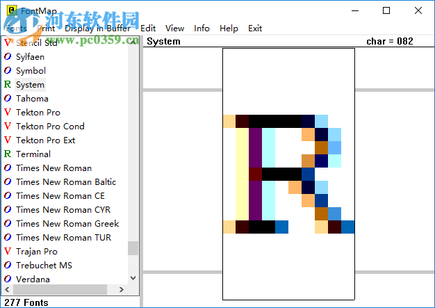 FontMap(字體設(shè)計工具) 2.41 綠色版