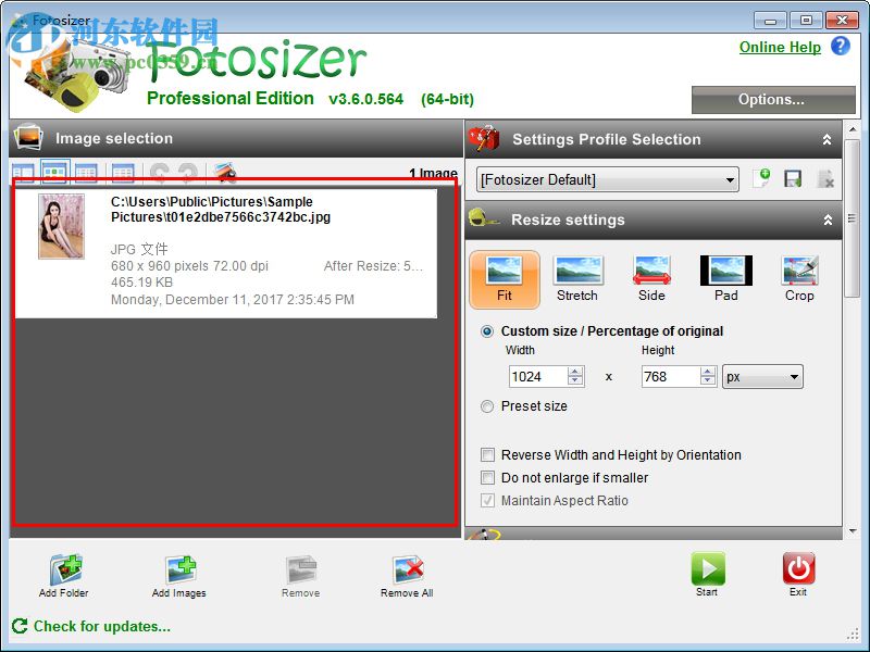 Fotosizer下載(圖片大小批量處理工具) 3.5.2.558 免費(fèi)版